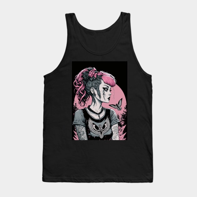 Gothic Nature Tank Top by TorDynamics